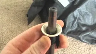 How to: Two Sided Coin ring making.  Leather wrapping the mandrel