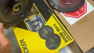КАК УСТАНОВИТЬ НОВЫЕ ДИНАМИКИ KICKER В ВАШ АВТОМОБИЛЬ ДЕШЕВО И ПРОСТО! (6,5-ДЮЙМОВЫЕ ДИНАМИКИ В Д...
