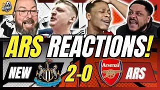 ARSENAL FANS MISERABLE😩REACTION TO NEWCASTLE 2-0 ARSENAL | EFL CUP (CARABAO CUP) FAN REACTIONS