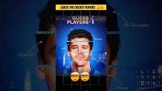 Cricket Player Guess Challenge 🤯 | cricket questions | #cricket #cricketquestion #viral #shorts