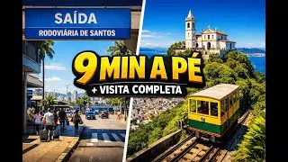 Como ir da Rodoviária de Santos ao Monte Serrat a pé: Guia Completo com Teleférico e Santuário