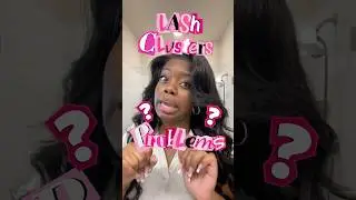 How to actually make your lash clusters last longer #lashes #lashextensions #cluster ￼
