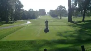 The last day, last tee I mowed at Fenway Golf Club !!