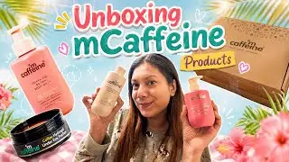 Unboxing mCaffeine Products🤎| First Look & Honest Reactions