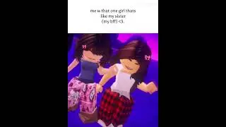 Love u!!! Happy 1 year anniversary of our friendship !!! #roblox