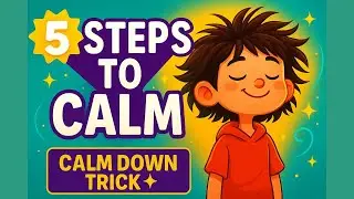 Calm Down Video for Kids ⏳ | 2-Minute Countdown Movement + Breathing Break