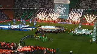 الاهلي بطل الدوري  _ التيفو والنشيد والملخص ( الشوط الأول ) بعدسة خاصة ميلانيستا
