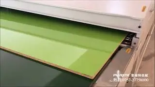 High Gloss UV Curtain Coating Machine Productional Line