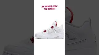Air Jordan 4 Retro 'Red Metallic'👇🏾