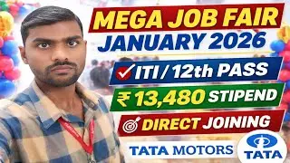 🚨 Tata Motors Lucknow Job 2026 | ITI Job Vacancy Today ✅ जॉब के साथ Diploma फ्री | ITI Campus 2026 