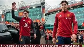MANCHESTER UNITED SECURE JULIÁN ÁLVAREZ IN A STATEMENT SIGNING AT OLD TRAFFORD! 