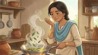 Indian Village Morning Routine | Sweeping the Veranda as Sparrows Gather | ASMR Ghibli 🕊️🏡
