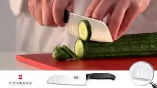 SwissClassic Santoku Knife, fluted edge
