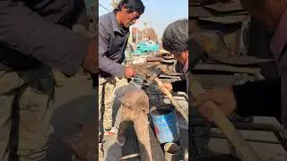 #Original video#My rural life is a meticulous woodworking axe#The artisan is on Douyin#Cra