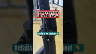 How to fold a Segway-Ninebot MAX G2 electric kickscooter 🤔🛴 #ninebot #scooter