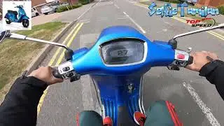 Vespa Sprint 125 Sport Blue Top Speed
