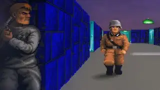 Wolfenstein 3D : Escape from Castle Wolfenstein E1M1 (HD Mod)