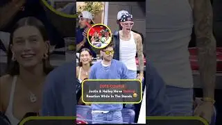 CUTE COUPLE: Justin & Hailey Have Melting Reaction While In The Stands
