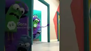Storybots & chicken little (2009) door chase