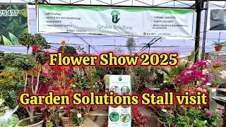 Flower Show 2025 | AK Khan Park Clifton | Garden Solutions Stall visit 🤩🌴🌸🌹