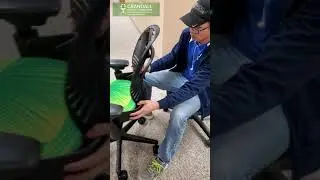 Как снять подушки сиденья и спинки кресла Steelcase 462 Leap Chair (V1 или V2) *ОБНОВЛЕННОЕ ВИДЕО...