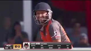 Shaid afridi batting HD video in big bash