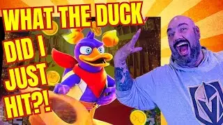 QUACKPOT?! THIS GAME MADE ME SAY WHAT THE DUCK!! with VegasLowRoller