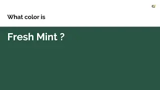 Fresh Mint color #2a5443 hex color - Green color - Warm color 2a5443