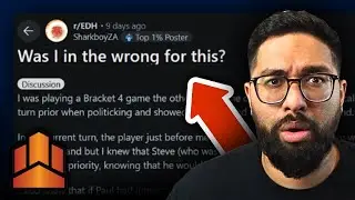 Commander Players Are NOT Abusing Priority - The Stack & Split Second | MTG Reddit Story Discussion