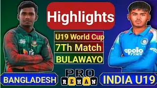 IND U19 vs BAN U19 Highlights | 7th ODI | U19 World Cup 2026 | Full Scorecard & Match Analysis