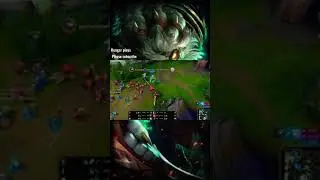 Rengar gank fail Top lane #leagueoflegends #shorts