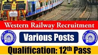 Western railway requirements 2019 \ latest govt jobs \ Govt Jobs |