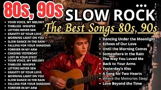 Old School 80s 90s Love Songs 🎶 Relaxing Slow Rock That Touches the Heart Deeply, Timeless Romantic