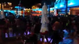 Encore Beach Club at Night