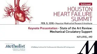 Keynote Presentation: Mechanical Circulatory Support (NIR URIEL, MD)