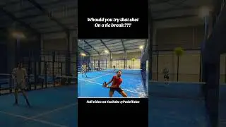 Unreal Padel Point in Match Play!                        #padel #padelcommunity #padelplayer