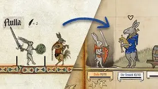 Inkulinati | First Mockup Animation vs Current Gameplay