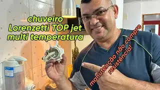 reparo chuveiro Lorenzetti TOP jet multi temperatura #resistencia#casa#manuten&ccedil;&atilde;o