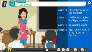 Ch 14 | Jay Cee |  lets talk well english | Class 3 | At Diwali  | For children