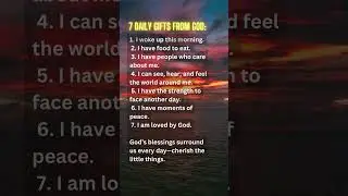 7 Everyday Blessings to Be Grateful For #GratefulHeart #DailyBlessings#godisgood #FaithfulGod