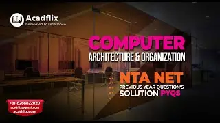 1. CAO and Microprocessor || NTA NET PYQs || 2019 Solutions