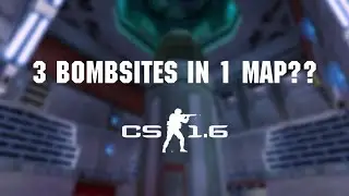 This Counter-Strike 1.6 Map Has 3 Bombsites! (Full Review)