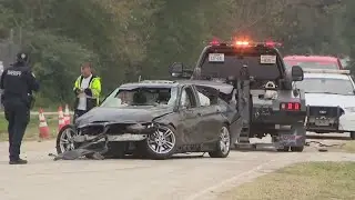 Car crashes onto family&rsquo;s front yard before driver breaks into home, passes out on bed inside in...
