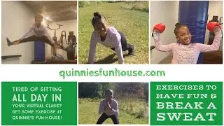 Kid Exercises at Quinnie's Fun House