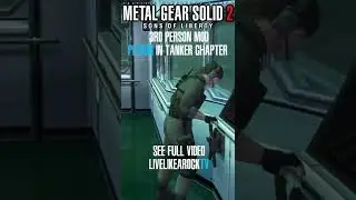 Metal Gear Solid 2: Substance Of Subsistence -3rd Person Mod-  [ Pliskin in Tanker Chapter] #shorts