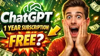 ChatGPT One Year Subscription Free | New Update 2026 | ChatGPT Plus Free for 1 Year | How to Fre Gpt