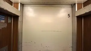 Amazing original 1973 KONE fast bottom-drive traction elevator @ Sturenkatu 27, Helsinki, Finland