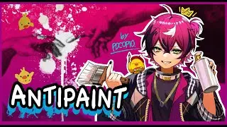 poco pio plays: [ANTI-PAINT] RAGING IN AN ART GAME!【NIJISANJI EN | Doppio Dropscythe】