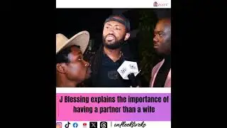 #JBlessing explains the importance of having a partner than a wife