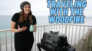 Путешествие с грилем Ninja Woodfire Outdoor Grill